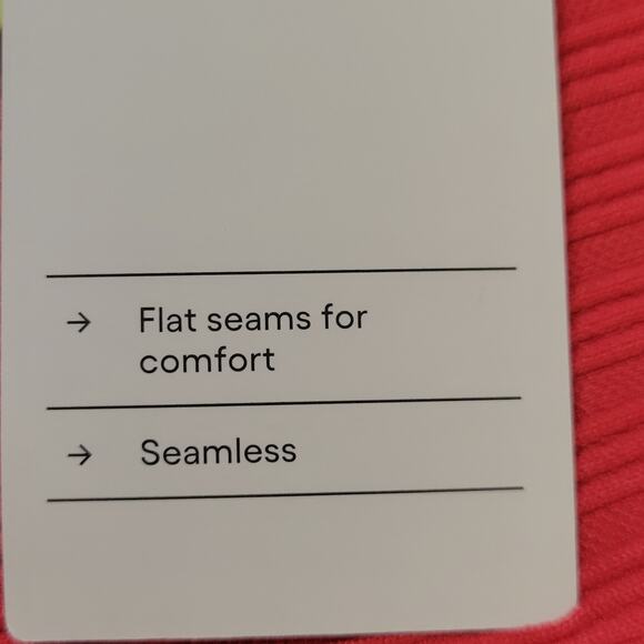 NWT all in motion High Rise 7" Rib Bike‎ Shorts Cherry Red Size XXL - Picture 9 of 12